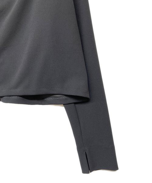 PLST（プラステ）PLST (プラステ) アムンゼンジャージースカートセットアップ ブラック サイズ:Mの古着・服飾アイテム