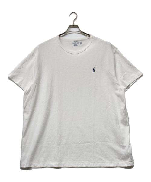 POLO RALPH LAUREN（ポロ・ラルフローレン）POLO RALPH LAUREN (ポロ・ラルフローレン) クラシックフィットヘビーウェイトジャージーTシャツ ホワイト サイズ:XXLの古着・服飾アイテム