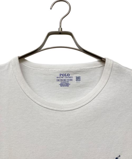 POLO RALPH LAUREN（ポロ・ラルフローレン）POLO RALPH LAUREN (ポロ・ラルフローレン) クラシックフィットヘビーウェイトジャージーTシャツ ホワイト サイズ:XXLの古着・服飾アイテム