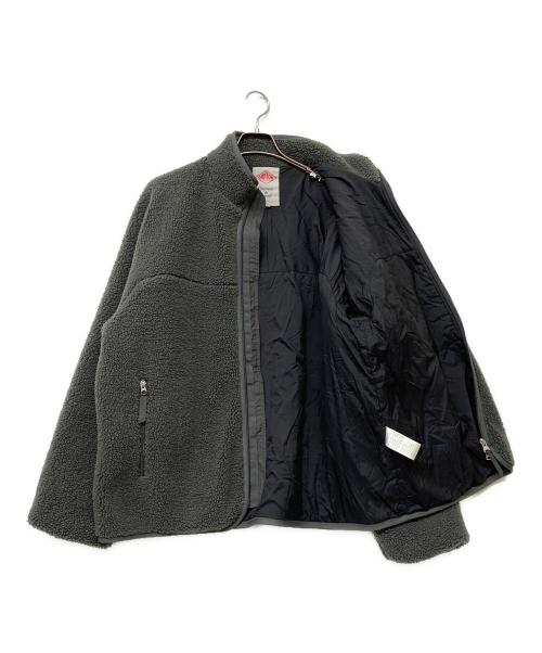 DANTON（ダントン）DANTON (ダントン) インサレーションスタンドカラーボアジャケット グレー サイズ:Lの古着・服飾アイテム