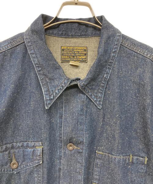 RRL（ダブルアールエル）RRL (ダブルアールエル) インディゴデニムワークジャケット インディゴ サイズ:XLの古着・服飾アイテム