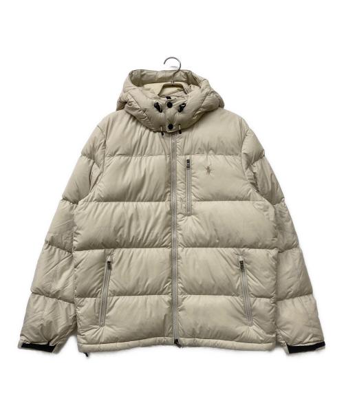 POLO RALPH LAUREN（ポロ・ラルフローレン）POLO RALPH LAUREN (ポロ・ラルフローレン) QRタグ Gorham ダウンジャケット アイボリー サイズ:Lの古着・服飾アイテム