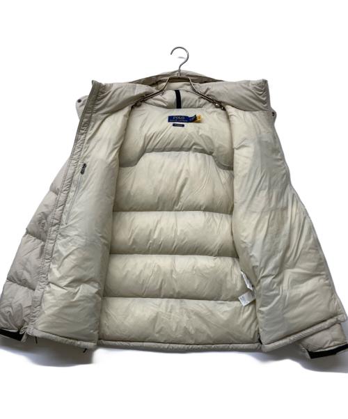 POLO RALPH LAUREN（ポロ・ラルフローレン）POLO RALPH LAUREN (ポロ・ラルフローレン) QRタグ Gorham ダウンジャケット アイボリー サイズ:Lの古着・服飾アイテム
