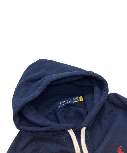 POLO RALPH LAUREN（ポロ・ラルフローレン）POLO RALPH LAUREN (ポロ・ラルフローレン) The RL Fleece Hoodie ネイビー サイズ:XLの古着・服飾アイテム