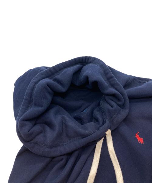 POLO RALPH LAUREN（ポロ・ラルフローレン）POLO RALPH LAUREN (ポロ・ラルフローレン) The RL Fleece Hoodie ネイビー サイズ:XLの古着・服飾アイテム