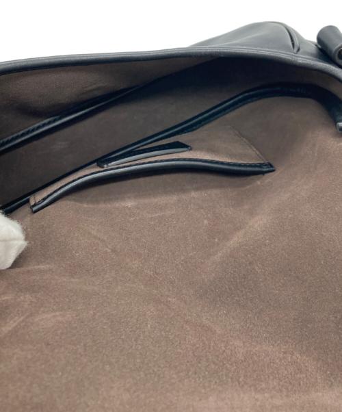 POLO RALPH LAUREN（ポロ・ラルフローレン）POLO RALPH LAUREN (ポロ・ラルフローレン) ウェリントンカーフスキンショルダーバッグ ブラック サイズ:-の古着・服飾アイテム