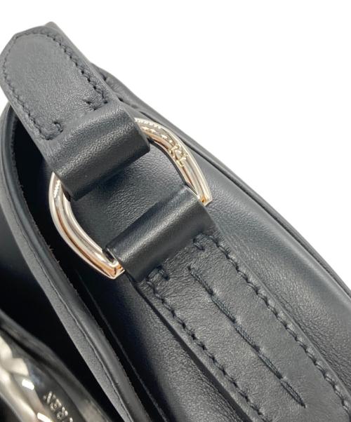 POLO RALPH LAUREN（ポロ・ラルフローレン）POLO RALPH LAUREN (ポロ・ラルフローレン) ウェリントンカーフスキンショルダーバッグ ブラック サイズ:-の古着・服飾アイテム