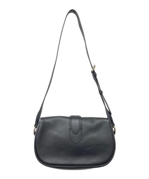 POLO RALPH LAUREN（ポロ・ラルフローレン）POLO RALPH LAUREN (ポロ・ラルフローレン) ウェリントンカーフスキンショルダーバッグ ブラック サイズ:-の古着・服飾アイテム