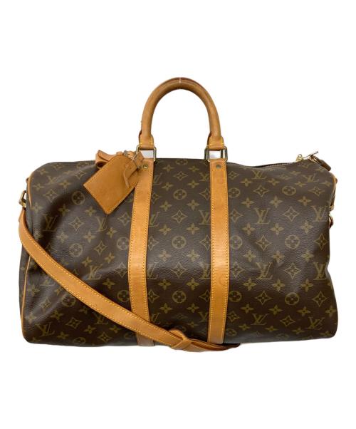 LOUIS VUITTON（ルイ ヴィトン）LOUIS VUITTON (ルイ ヴィトン) モノグラム キーポル バンドリエール 45 ブラウンの古着・服飾アイテム
