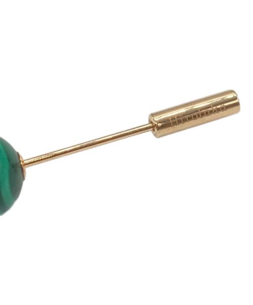 hirotaka（ヒロタカ）hirotaka (ヒロタカ) SPEAR ピアス オニキス/マラカイト サイズ:-の古着・服飾アイテム