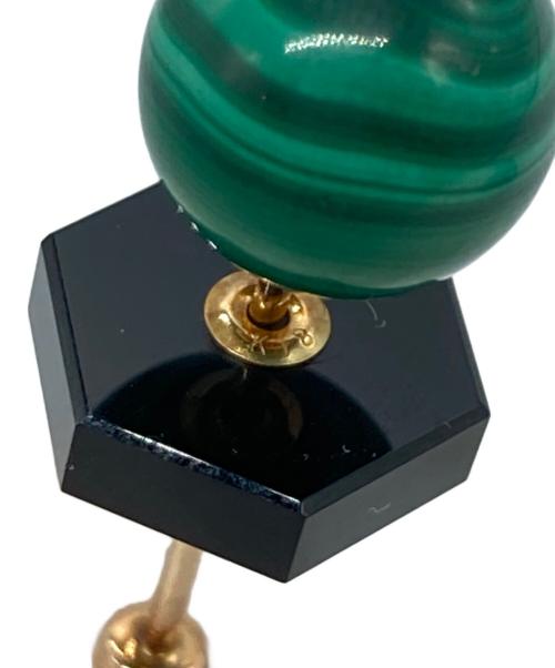 hirotaka（ヒロタカ）hirotaka (ヒロタカ) SPEAR ピアス オニキス/マラカイト サイズ:-の古着・服飾アイテム