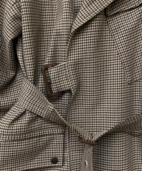 Barbour（バブアー）Barbour (バブアー) チェックコート グレー サイズ:36の古着・服飾アイテム