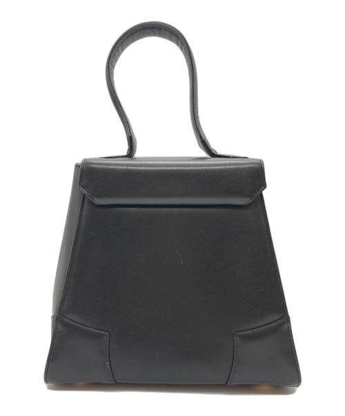 Vivienne Westwood（ヴィヴィアンウエストウッド）Vivienne Westwood (ヴィヴィアンウエストウッド) オーブレザーハンドバッグ ブラックの古着・服飾アイテム