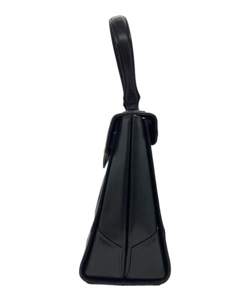 Vivienne Westwood（ヴィヴィアンウエストウッド）Vivienne Westwood (ヴィヴィアンウエストウッド) オーブレザーハンドバッグ ブラックの古着・服飾アイテム