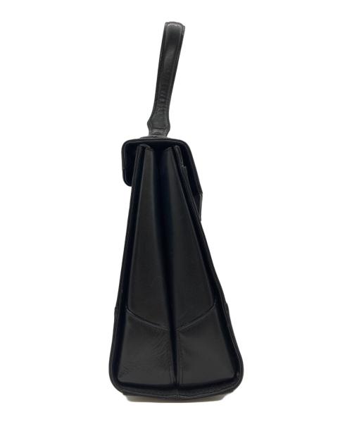 Vivienne Westwood（ヴィヴィアンウエストウッド）Vivienne Westwood (ヴィヴィアンウエストウッド) オーブレザーハンドバッグ ブラックの古着・服飾アイテム