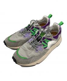 Flower MOUNTAIN（フラワーマウンテン）の古着「YAMANO3」｜グレー×パープル