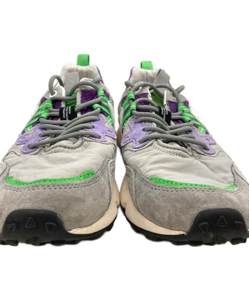 Flower MOUNTAIN（フラワーマウンテン）Flower MOUNTAIN (フラワーマウンテン) YAMANO3 グレー×パープル サイズ:26.5の古着・服飾アイテム