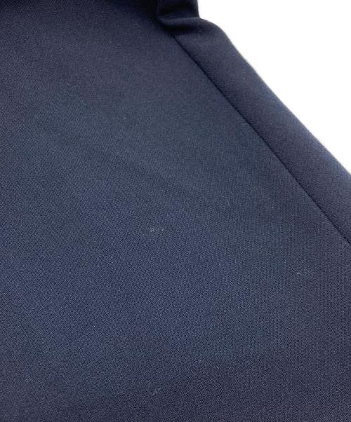 ENFOLD（エンフォルド）ENFOLD (エンフォルド) ダブルクロス1 ゴムタックトラウザー ネイビー サイズ:34の古着・服飾アイテム