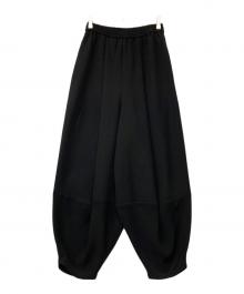 ENFOLD（エンフォルド）の古着「23SS ELASTIC HAREM PANTS」｜ブラック