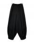 ENFOLD（エンフォルド）の古着「23SS ELASTIC HAREM PANTS」｜ブラック
