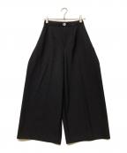nagonstansナゴンスタンス）の古着「25SS sold out wide pants」｜ブラック