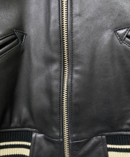 AVIREX（アヴィレックス）AVIREX (アヴィレックス) American Classics カウハイドレザージャケット ブラック サイズ:Mの古着・服飾アイテム