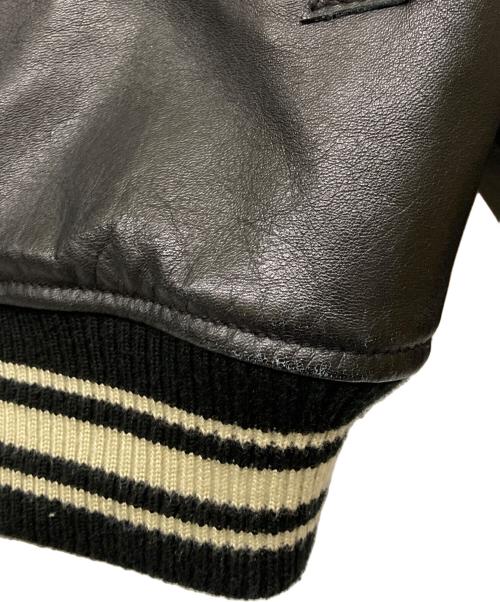 AVIREX（アヴィレックス）AVIREX (アヴィレックス) American Classics カウハイドレザージャケット ブラック サイズ:Mの古着・服飾アイテム