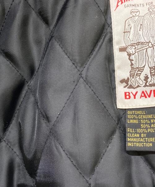 AVIREX（アヴィレックス）AVIREX (アヴィレックス) American Classics カウハイドレザージャケット ブラック サイズ:Mの古着・服飾アイテム