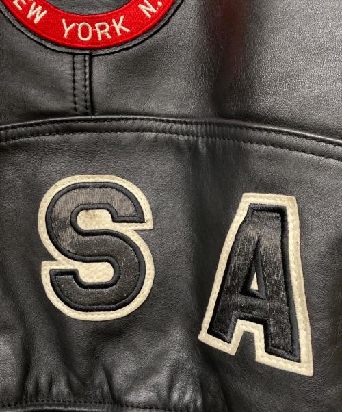 AVIREX（アヴィレックス）AVIREX (アヴィレックス) American Classics カウハイドレザージャケット ブラック サイズ:Mの古着・服飾アイテム