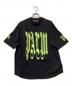 Palm Angelsパーム エンジェルス）の古着「Back Gothic Palm Cotton T-shirt」｜ブラック