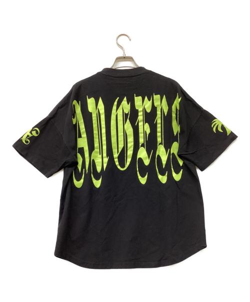 Palm Angels（パーム エンジェルス）Palm Angels (パーム エンジェルス) Back Gothic Palm Cotton T-shirt ブラック サイズ:SIZE Lの古着・服飾アイテム