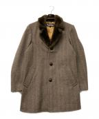 SUPREMEシュプリーム）の古着「15AW Fur Collar Tweed Coat」｜ベージュ