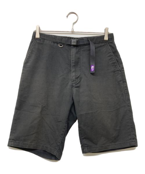 THE NORTHFACE PURPLELABEL（ザ・ノースフェイス パープルレーベル）THE NORTHFACE PURPLELABEL (ザ・ノースフェイス パープルレーベル) Stretch Twill Shorts(ストレッチツイルショーツ) ブラック サイズ:size30の古着・服飾アイテム