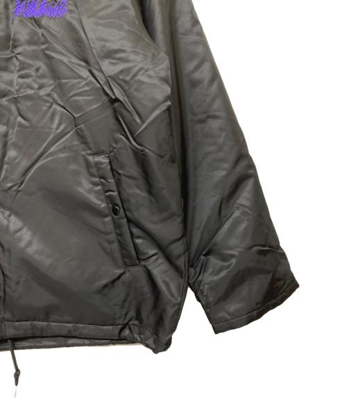 SHISHUMANIA（シシュウマニア）SHISHUMANIA (シシュウマニア) 蛾虎刺繍コーチジャケット ブラック サイズ:Lの古着・服飾アイテム