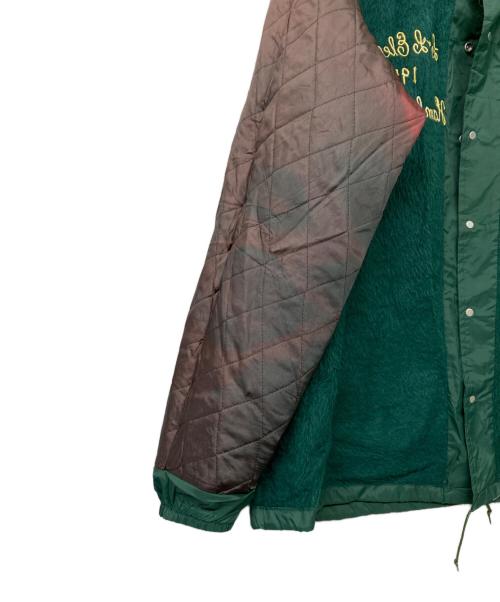 Champion（チャンピオン）Champion (チャンピオン) 60-70s ランタグヴィンテージ刺繍 コーチジャケット グリーン サイズ:Lの古着・服飾アイテム