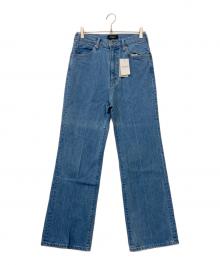 SLOBE IENA（スローブ イエナ）の古着「25SS スリムフレアレングスデニムパンツ」｜インディゴ