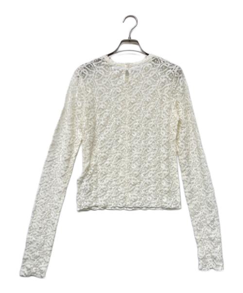 IENA（イエナ）IENA (イエナ) 24SSペイズリー ストレッチレースプルオーバー アイボリー サイズ:Free 未使用品の古着・服飾アイテム