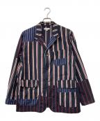 Engineered Garmentsエンジニアド ガーメンツ）の古着「Loiter Jacket Regimental St」｜レッド×ネイビー