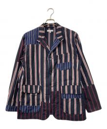 Engineered Garments（エンジニアド ガーメンツ）の古着「Loiter Jacket Regimental St」｜レッド×ネイビー