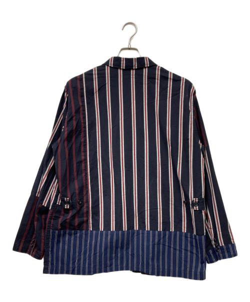 Engineered Garments（エンジニアド ガーメンツ）Engineered Garments (エンジニアド ガーメンツ) Loiter Jacket Regimental St レッド×ネイビー サイズ:Sの古着・服飾アイテム