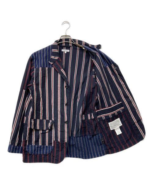 Engineered Garments（エンジニアド ガーメンツ）Engineered Garments (エンジニアド ガーメンツ) Loiter Jacket Regimental St レッド×ネイビー サイズ:Sの古着・服飾アイテム