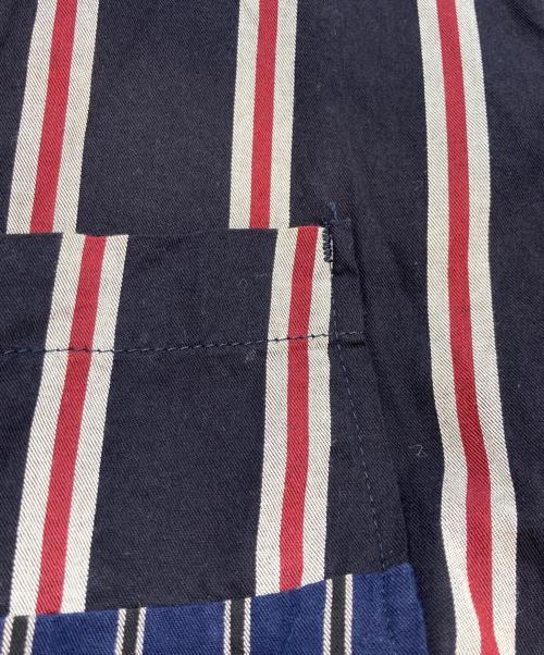 Engineered Garments（エンジニアド ガーメンツ）Engineered Garments (エンジニアド ガーメンツ) Loiter Jacket Regimental St レッド×ネイビー サイズ:Sの古着・服飾アイテム