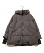 nano・universeナノ・ユニバース）の古着「「西川ダウン(R)」ソロテックスAラインダウン」｜グレー