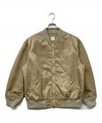 25SS Spick and Spanニーゴーエスエス スピック アンド スパン）の古着「ナイロンジップブルゾン」｜ベージュ