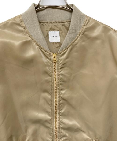 25SS Spick and Span（ニーゴーエスエス スピック アンド スパン）25SS Spick and Span (ニーゴーエスエス スピック アンド スパン) ナイロンジップブルゾン ベージュ サイズ:FREEの古着・服飾アイテム