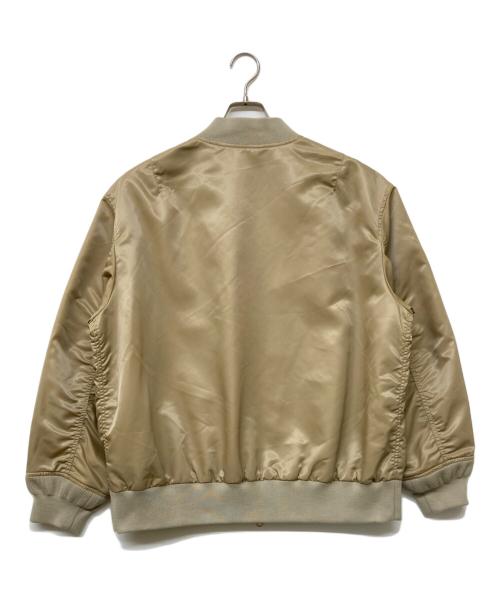 25SS Spick and Span（ニーゴーエスエス スピック アンド スパン）25SS Spick and Span (ニーゴーエスエス スピック アンド スパン) ナイロンジップブルゾン ベージュ サイズ:FREEの古着・服飾アイテム