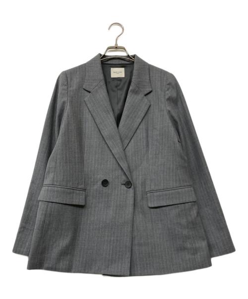 Demi-Luxe Beams（デミルクス ビームス）Demi-Luxe Beams (デミルクス ビームス) 2ボタンダブルブレストジャケット グレー サイズ:38の古着・服飾アイテム