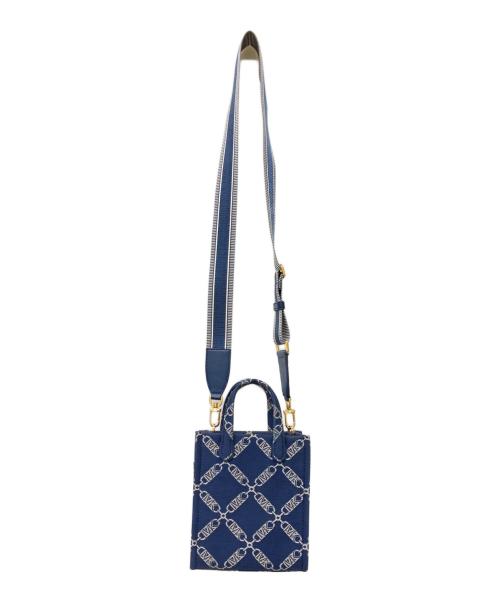 MICHAEL KORS（マイケル・コース）MICHAEL KORS (マイケル・コース) キャンバスショルダーバッグ ネイビー サイズ:-の古着・服飾アイテム