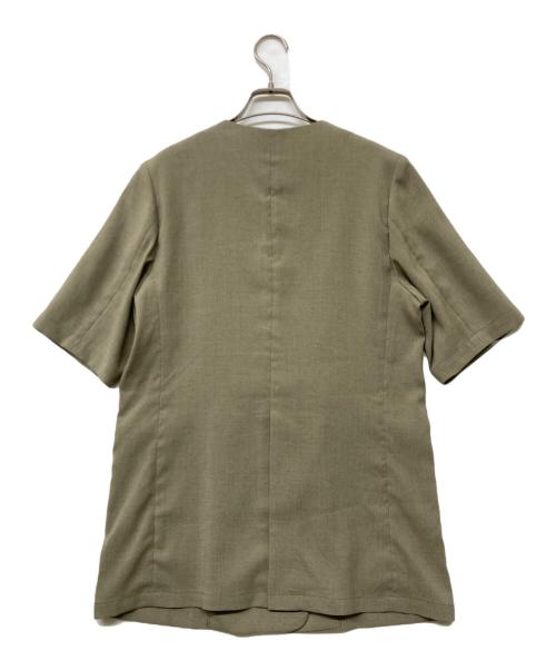 JOURNAL STANDARD（ジャーナルスタンダード）JOURNAL STANDARD (ジャーナルスタンダード) アイアスストレッチハーフスリーブジャケット ブラウン サイズ:-の古着・服飾アイテム