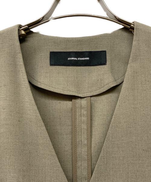 JOURNAL STANDARD（ジャーナルスタンダード）JOURNAL STANDARD (ジャーナルスタンダード) アイアスストレッチハーフスリーブジャケット ブラウン サイズ:-の古着・服飾アイテム